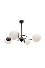 Mobile 4th Black-and-white Glass Chandelier - Swordslife