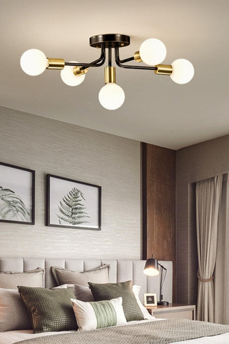 Cycle Modern Design Tumbled Color ((without glass)) Five Chandelier - Swordslife