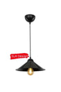 Dorex Single Black Pendant Chandelier - Swordslife