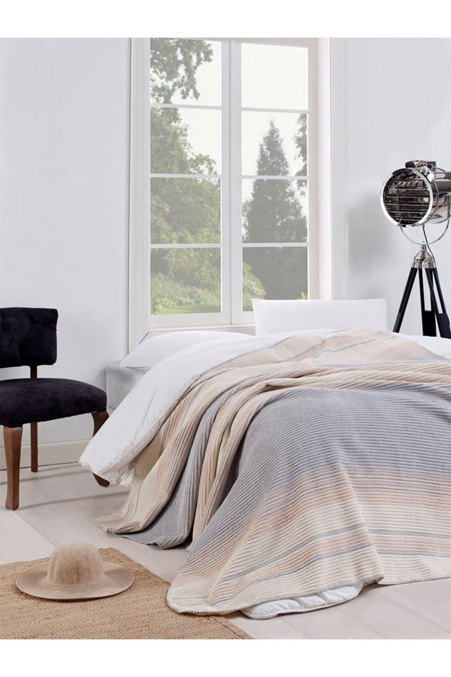 Four Seasons Blanket Pique Gray Double - Swordslife