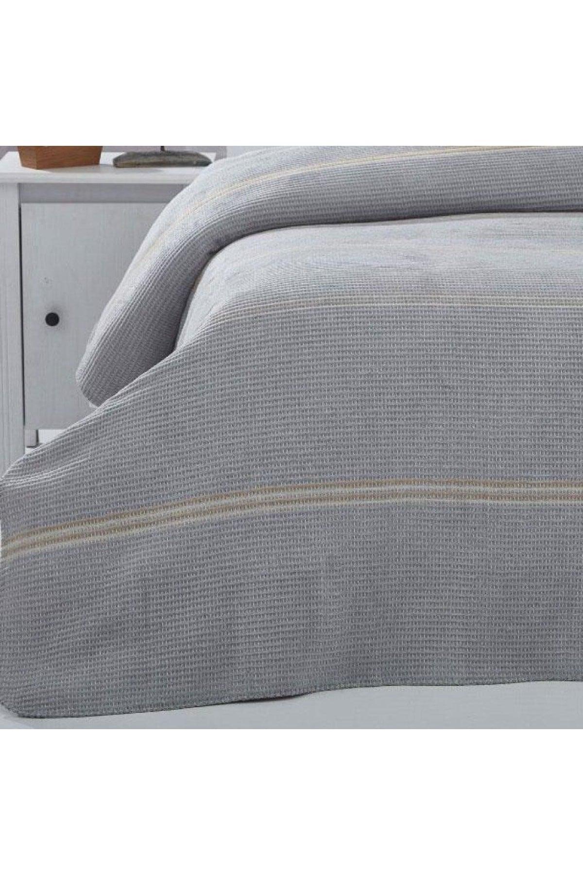 Four Seasons Blanket Pique Gray Single Striped Double - Swordslife