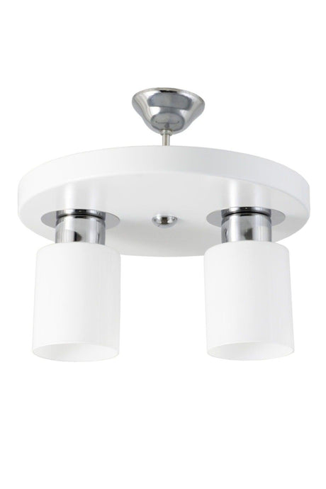 Binary Modern Sport Model Round Tray White Chandelier - Swordslife