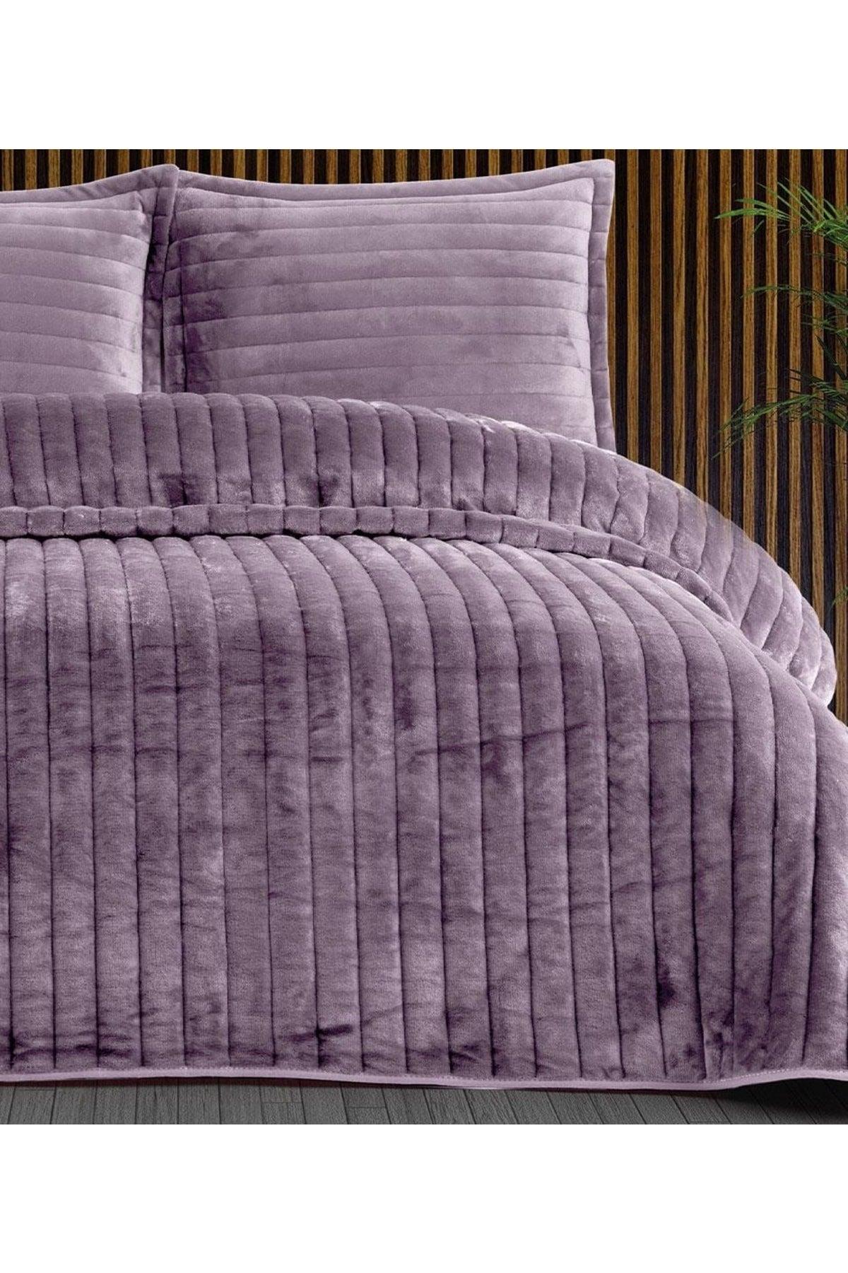 Doux Lilac Double Bedspread Set - Swordslife