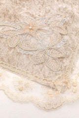 Dowry French Lace Velvet Bundle - Mink - Swordslife