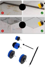 Cleaning Brush Attached to Drill Bit (6 Pieces) - Swordslife