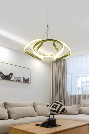 Dron Pendant Lamp Gold Color Led Chandelier Daylight Modern Led Chandelier - Swordslife