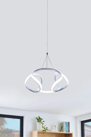 Dron Pendant Lamp Silver Color Led Chandelier White Light Modern Led Chandelier - Swordslife