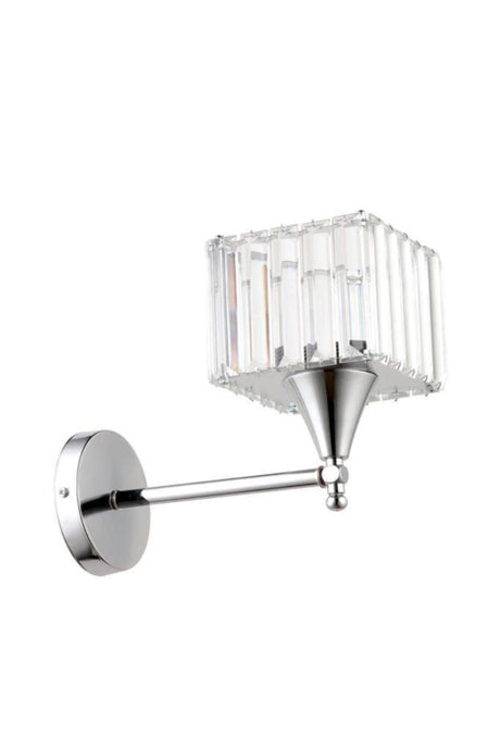 Drop Single Chrome Stone K-10 Wall Sconce - Swordslife