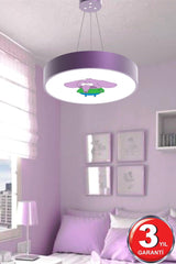 Drum-40 ( Fil Necati ) Modern Led Kids Room Led Chandelier - Swordslife