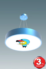 Drum-40cm ( King Şakir ) Modern Led Kids Room Led Chandelier - Swordslife