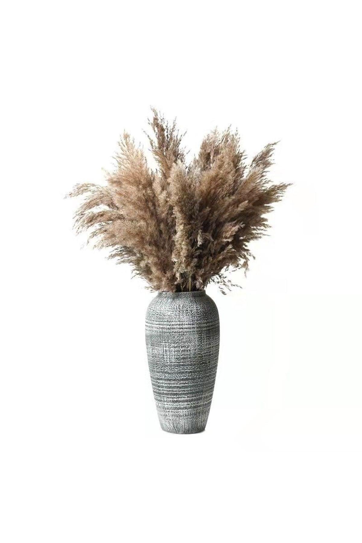 Dried Flower Decorative Pampas 8 Pcs Big Bunch 70cm Pampas Grass - Swordslife