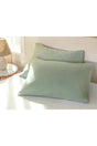 Plain Cotton 2-Pack Pillowcase 50x70 Cm Green - Swordslife