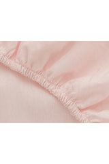 Plain Cotton Elastic Bed Sheet Powder Pink - Swordslife