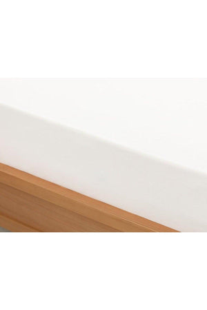 Plain Cotton Single Bed Sheet 160X240 Cm White - Swordslife