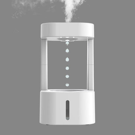 Creative Anti-gravity Water Drop Humidifier Air Conditioning Mist Spray Household Quiet Bedroom Office With 580ML Water Tank - Swordslife