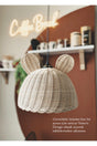 Eared Chandelier Rattan Bamboo Straw Chandelier Kids Room Chandelier - Swordslife