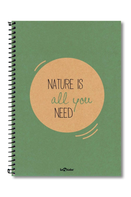 Eco Kraft Sp 17x24 Flat Notebook Green