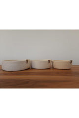 Ecru Straw Handmade 3 Pcs Set Basket