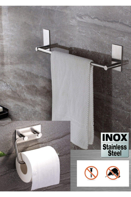 Stainless Steel 40cm Towel Holder And Toilet