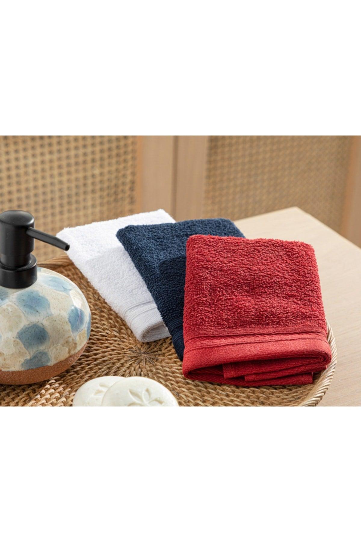 Simple Cotton 3 Pcs Hand Towel 30x30 Cm