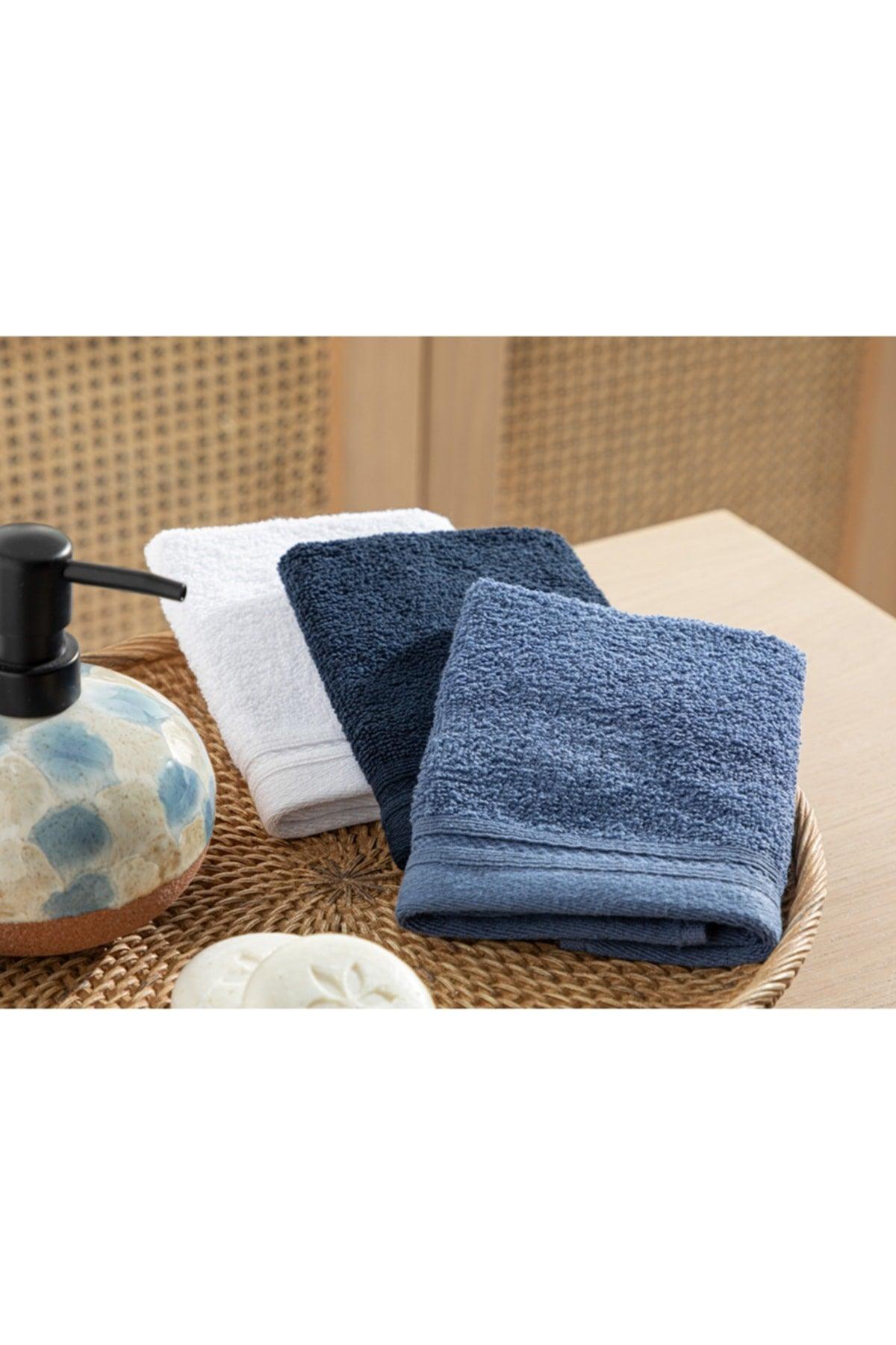 Simple Cotton 3 Pcs Hand Towel 30x30 Cm