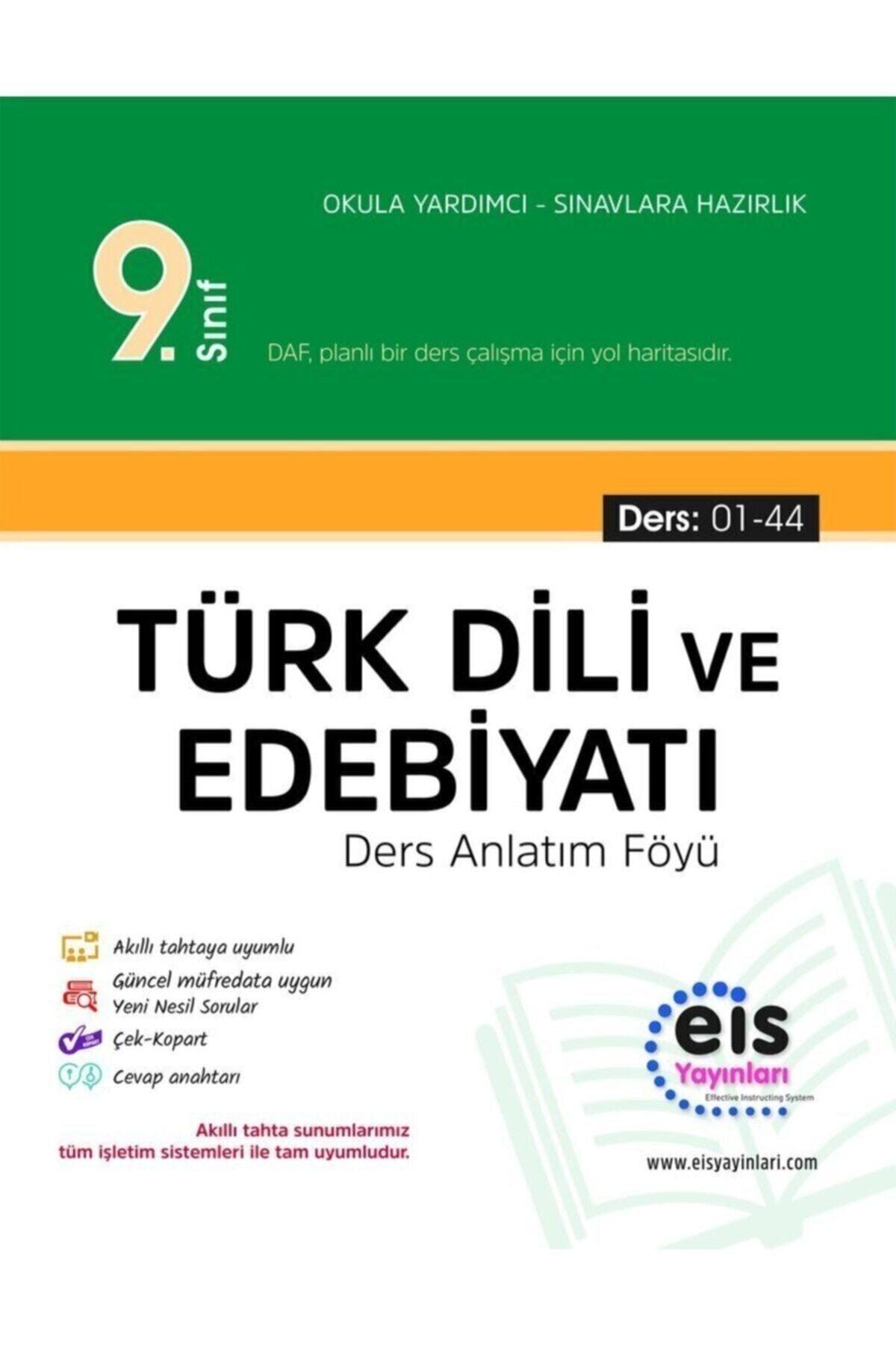 Eis 9th Grade Turkish Language and Literature Lecture Sheet Daf - Swordslife