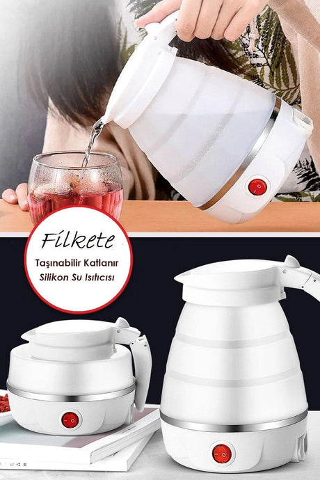Electric Kettle Folding Kettle Silicone Travel Portable Kettle Kettle - Swordslife