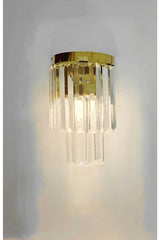 Electric Pandora Stone Single Gold Wall Sconce - Swordslife