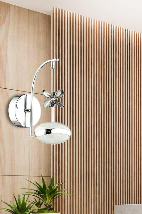 Elegance Luxury Design Modern Wall Led Sconce Chrome - Swordslife