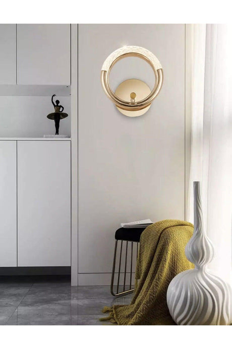 Elegance Luxury Design Modern Wall Led Sconce Gold Yellow - Swordslife