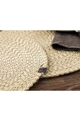 Elisa Jute 2 Place Placemat 35 Cm Natural - Swordslife