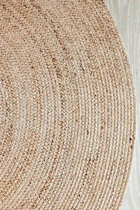 Else Floral Patterned Rope Straw Jute Knit