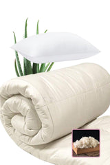 Fiber Duvet Single Aloe Vera Fabric And 1 Pillow - Swordslife