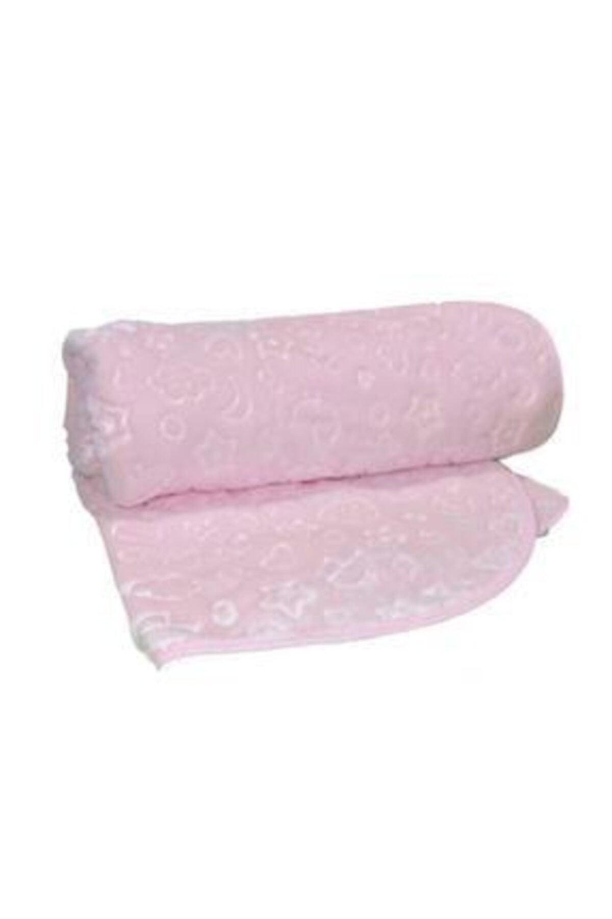 Embos Plush Baby Blanket 100 X 120 Pink - Swordslife