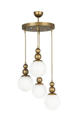 Endless 4th Chandelier Tumbled White Glass - Swordslife