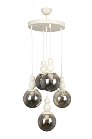 Endless 5th Chandelier White Smoked Glass - Swordslife