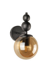 Endless Sconce Black Honey Glass - Swordslife