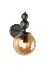 Endless Sconce Black Honey Glass - Swordslife