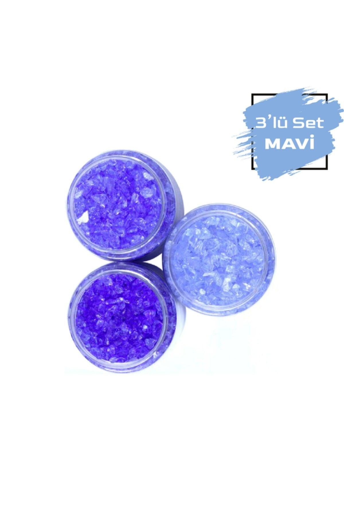 Colored Glass Shards For Epoxy Resin Blue