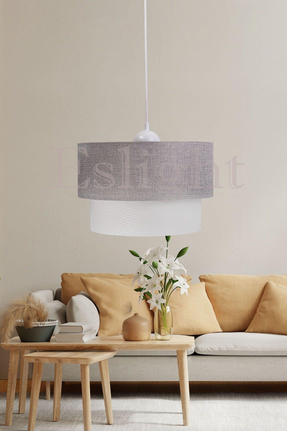 Eslight Stone Light Gray Pendant Chandelier - Swordslife