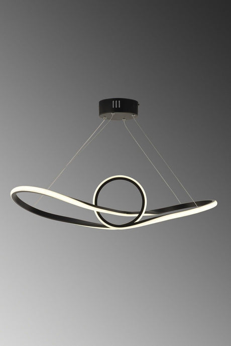 Esma Black Modern Led Chandelier - Swordslife