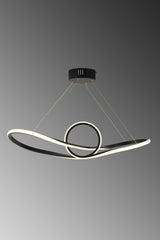 Esma Black Modern Led Chandelier - Swordslife