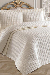 Estiva Double Bedspread Cream - Swordslife