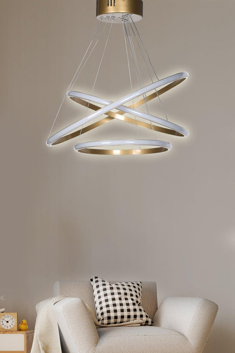 Etage Led Chandelier Gold Ldav-43 - Swordslife
