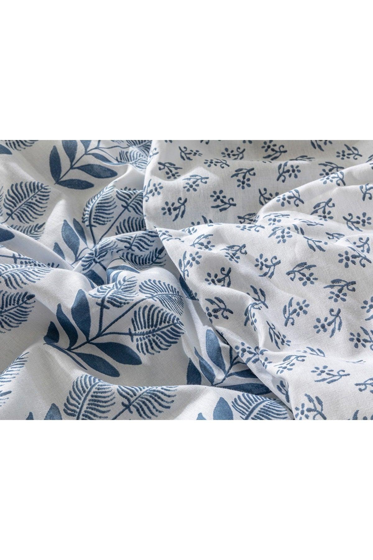 Eternal Harmony Cotton Double Duvet Cover Set 200x220 Cm Indigo - Swordslife