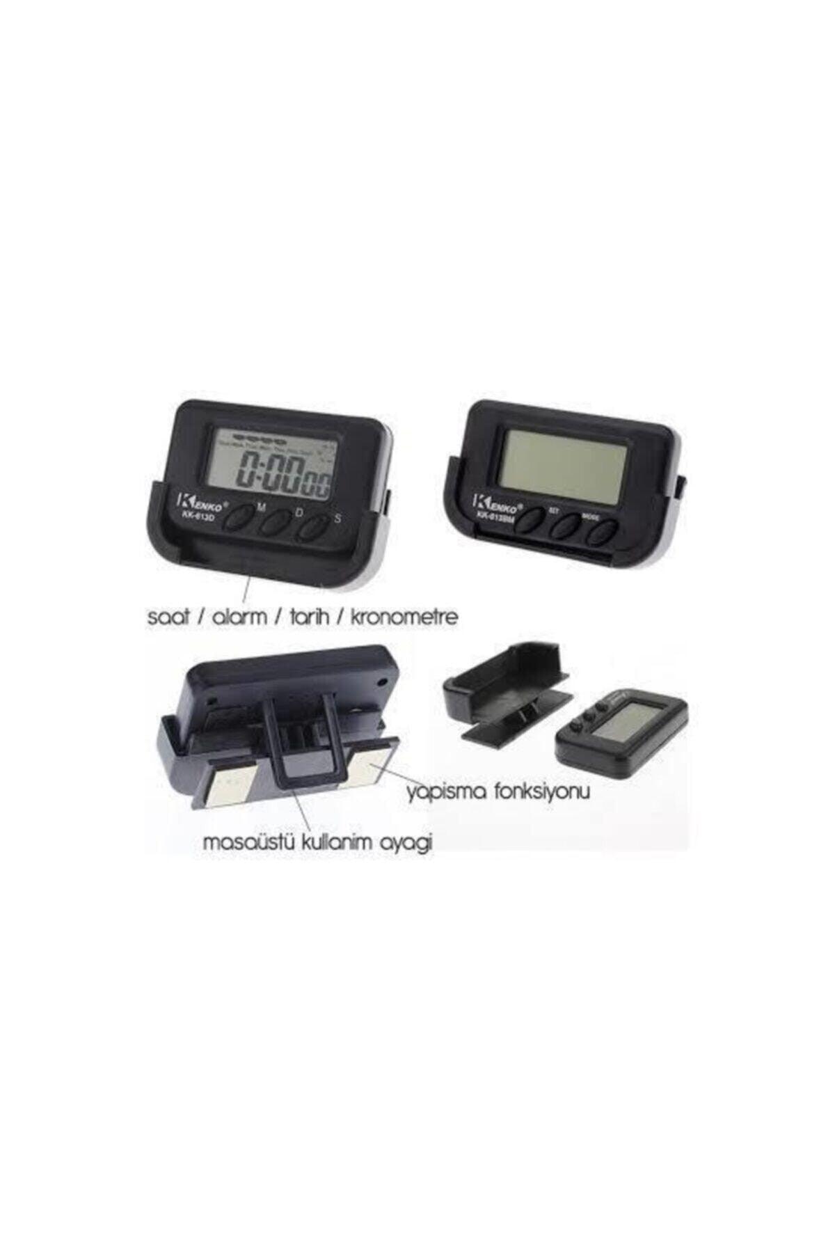 Etraders Na-613d Small Digital Desk-car Clock Alarm Stopwatch - Swordslife