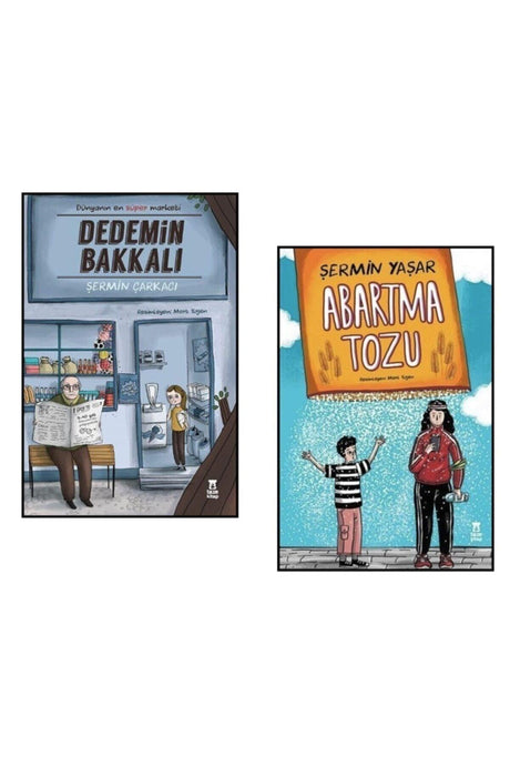 Exaggeration Powder and Grandpa's Grocery Set of 2 Novels - Şermin Yaşar - - Swordslife