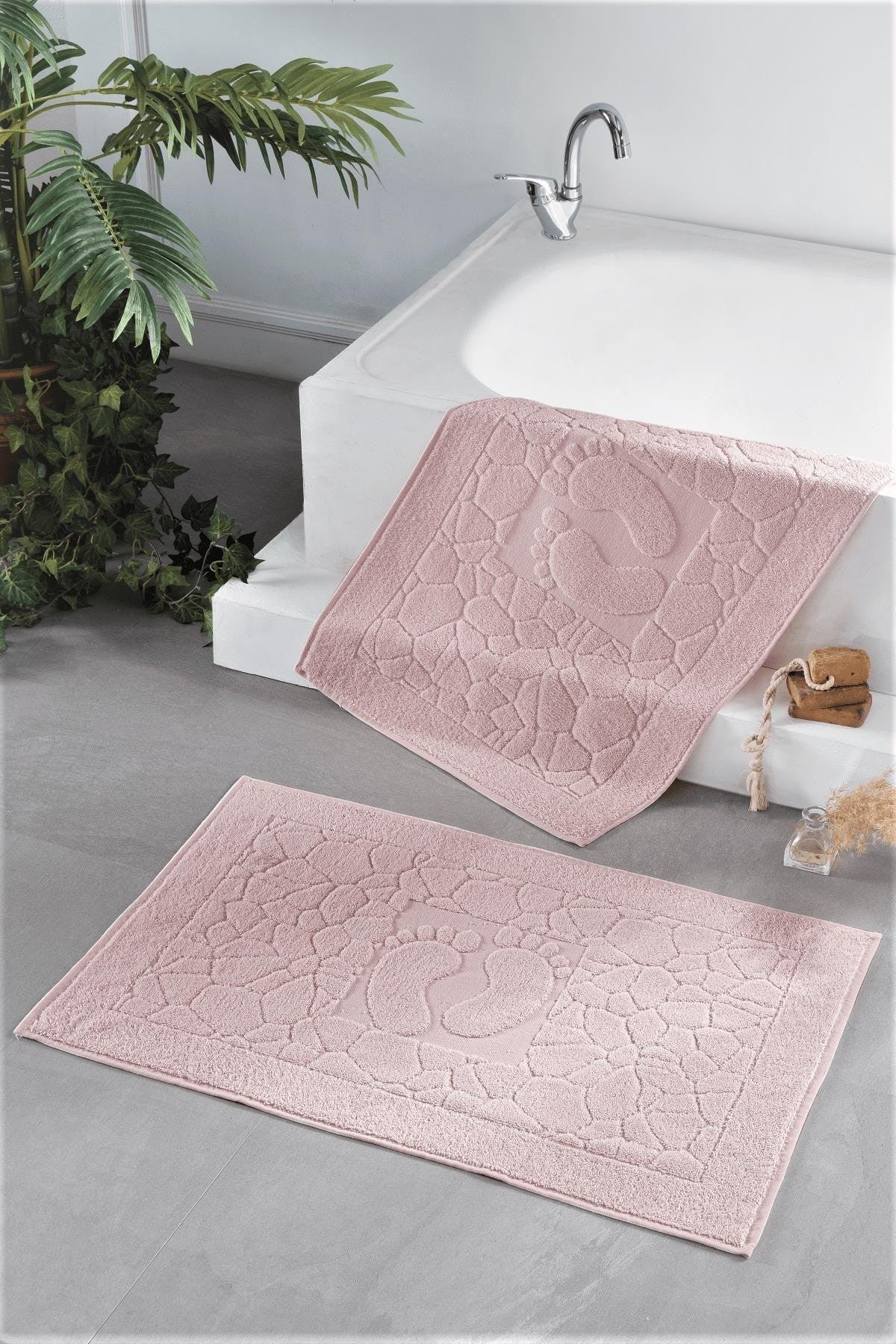 Extra Soft 2 Pieces Cotton Bath Mat