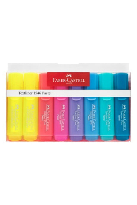 Faber-castell Textliner 8 Pack Pastel Highlighter