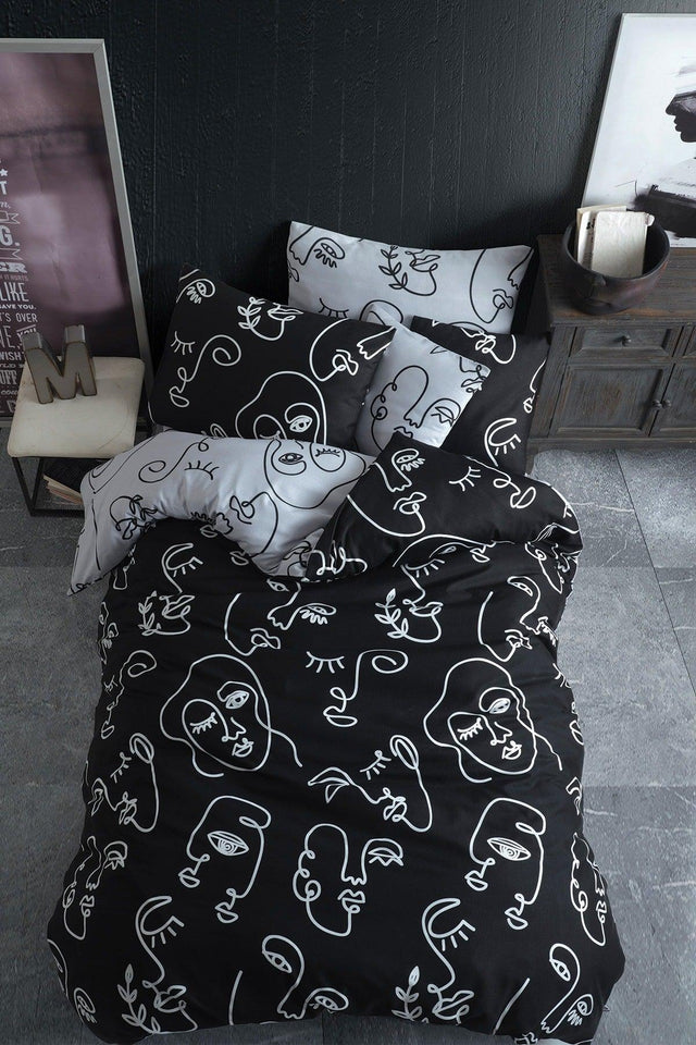 Face To Face Single Duvet Cover Set - Swordslife